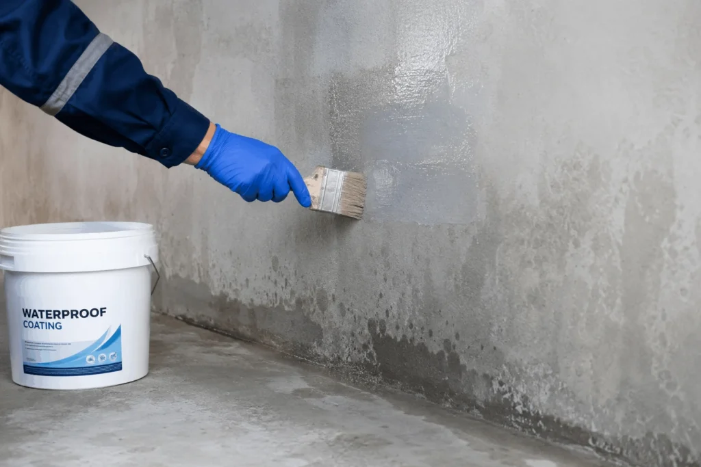 repararea fisurilor din beton si oprirea infiltratiilor de apa